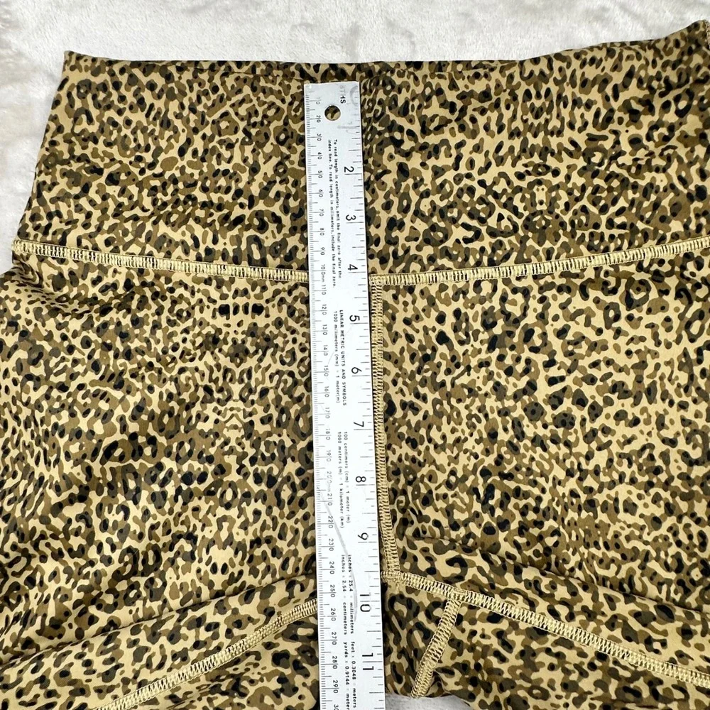 NWT Fabletics PowerHold Define Split Hem Pant Leopard Print High Waist Leggings - Picture 9 of 14